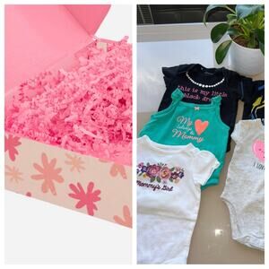 No Mistery Baby girl bag  5 bodysuits sale!!!